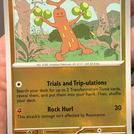 Carta Individual Pokémon Sudowoodo Reverse 045/086, BASIC Pokémon 110 HP, set Chaos Rising, Ilustración de GOTO minori - Thunder Cards México