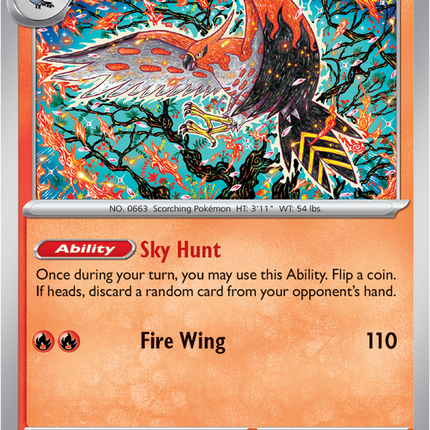 Carta Individual Pokémon Talonflame 014/088, Stage 2 Pokémon 150 HP, set Perfect Order, Ilustración de Shinji Kanda - Thunder Cards México