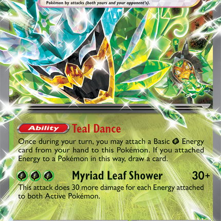 Carta Pokémon Teal Mask Ogerpon EX Double Rare (DR) 025/167 del set Twilight Masquerade de Pokémon TCG en Thunder Cards