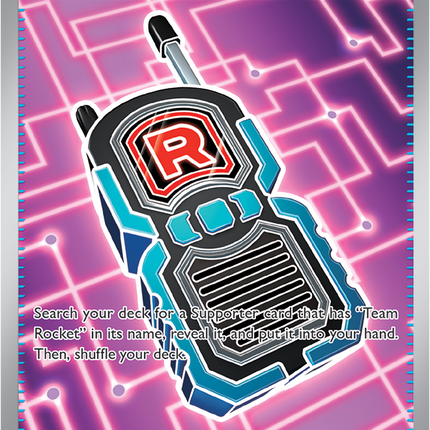 Carta Individual Pokémon Team Rocket's Trasceiver Ultra Rare 263/217, Supporter Trainer, set Ascended Heroes, - Thunder Cards México