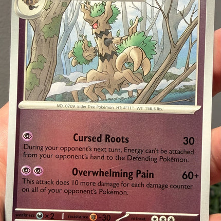 Carta Individual Pokémon Trevenant Reverse 039/086, Stage 1 Pokémon 130 HP, set Chaos Rising, Illustracion de Uninori - Thunder Cards México