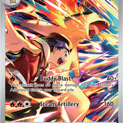 Carta Pokémon Ethan's Tyhplosion (IR) 190/182 del set Destined Rivals de Pokémon TCG en Thunder Cards