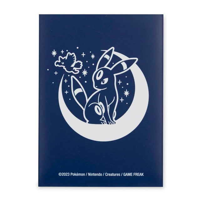 Paquete oficial de micas protectoras Pokémon Center de la colección Timeless Friends con diseño de Umbreon y Murkrow para protección de decks.
