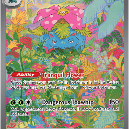 Carta Pokémon Venusaur EX (SIR) 198/165 del set 151 de Pokémon TCG en Thunder Cards