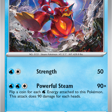 Carta Individual Pokémon Volcanion 025/088, BASIC Pokémon 130 HP, set Perfect Order, Ilustración de AKIRA EGAWA- Thunder Cards México