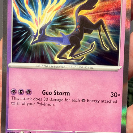 Carta Individual Pokémon Xerneas 042/086, Basic Pokémon 130 HP, set Chaos Rising, Ilustración de KEIICHIRO ITO - Thunder Cards México